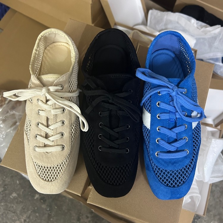 2025年夏季新款夏季新款平底休闲系带德比鞋女单鞋网面透气运动鞋,女鞋,网面鞋,淘宝优惠券,粉丝福利购,淘宝优惠卷