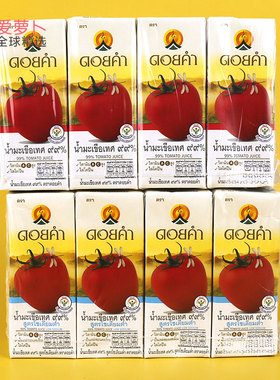 泰国Doi kham低钠Low Sodium百分之99番茄汁水果汁饮料