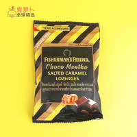 A 25g pack of Fisherman's Friend Throat Lozenges with orange chocolate and mint from Thailand thumbnail 3