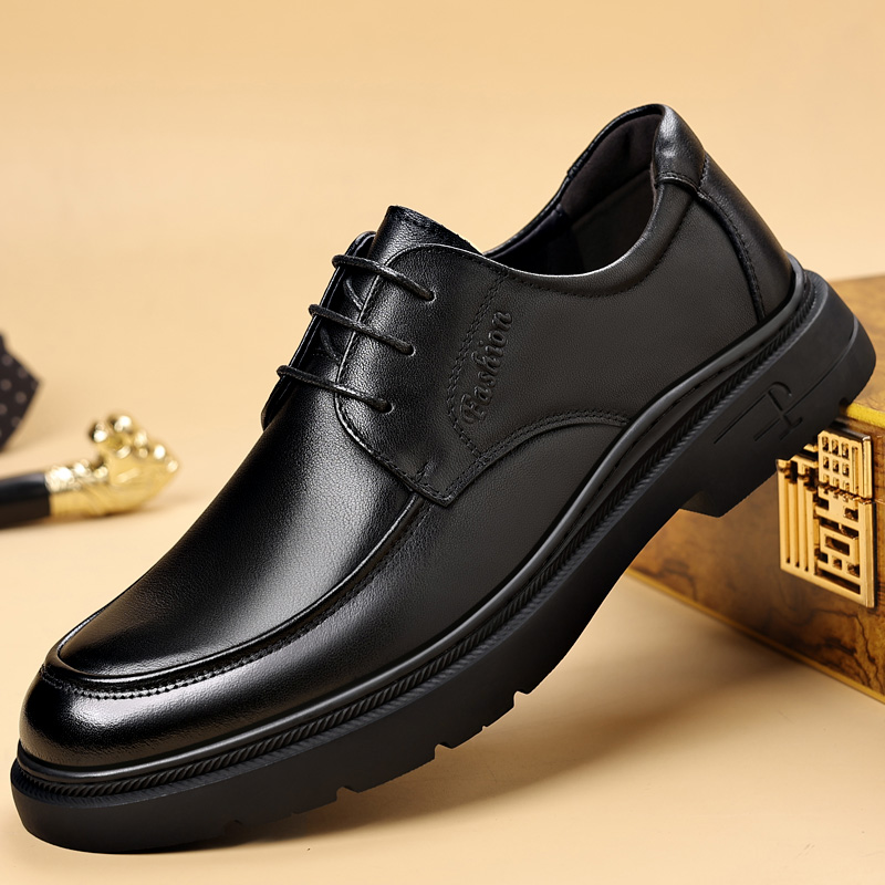 2025春季新款真皮商务正装皮鞋