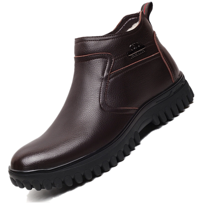 加绒加厚羊毛中老年人大码冬鞋