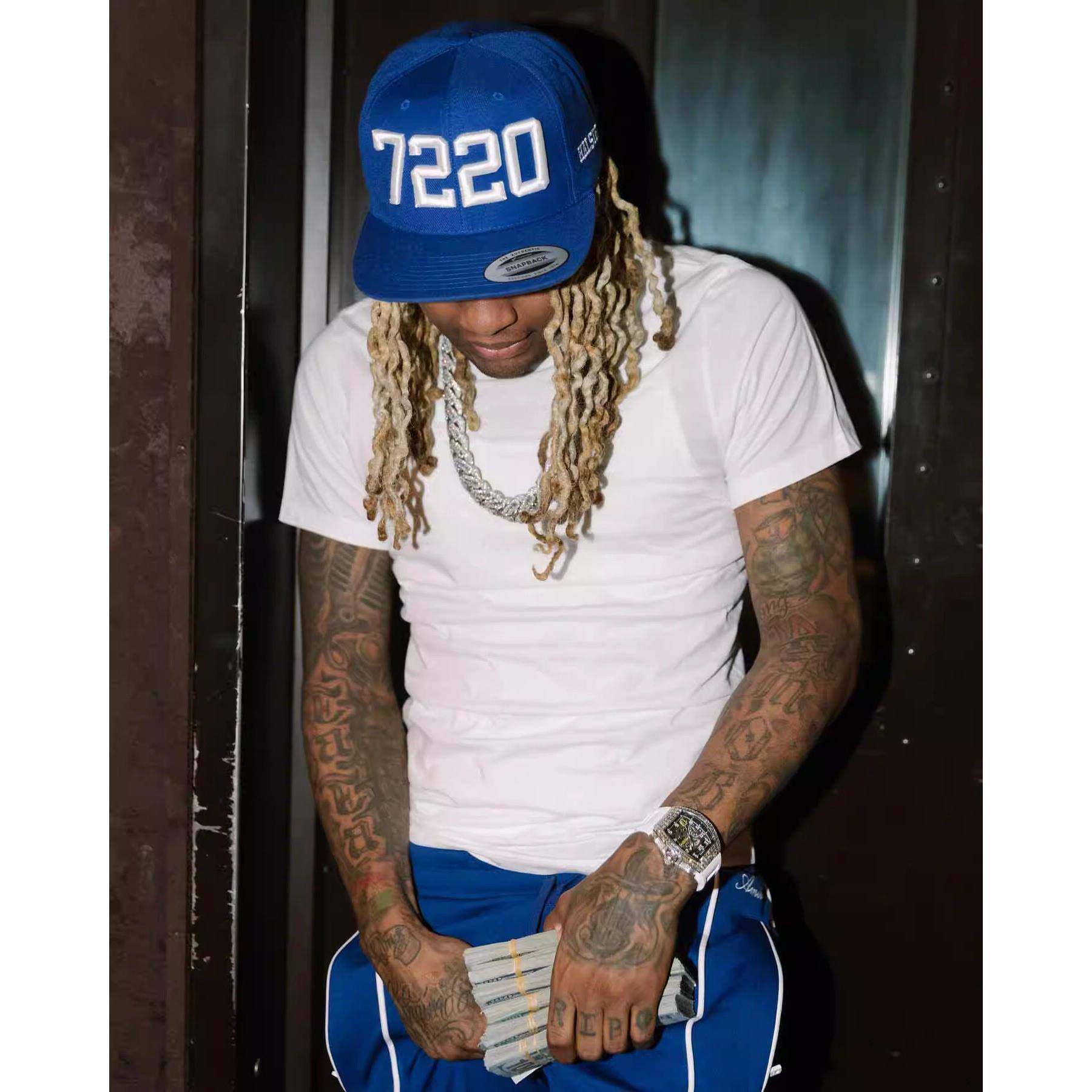 45Cent嘻哈说唱Rapper健身重磅弹力黑人紧身打底短袖T恤男潮ins风