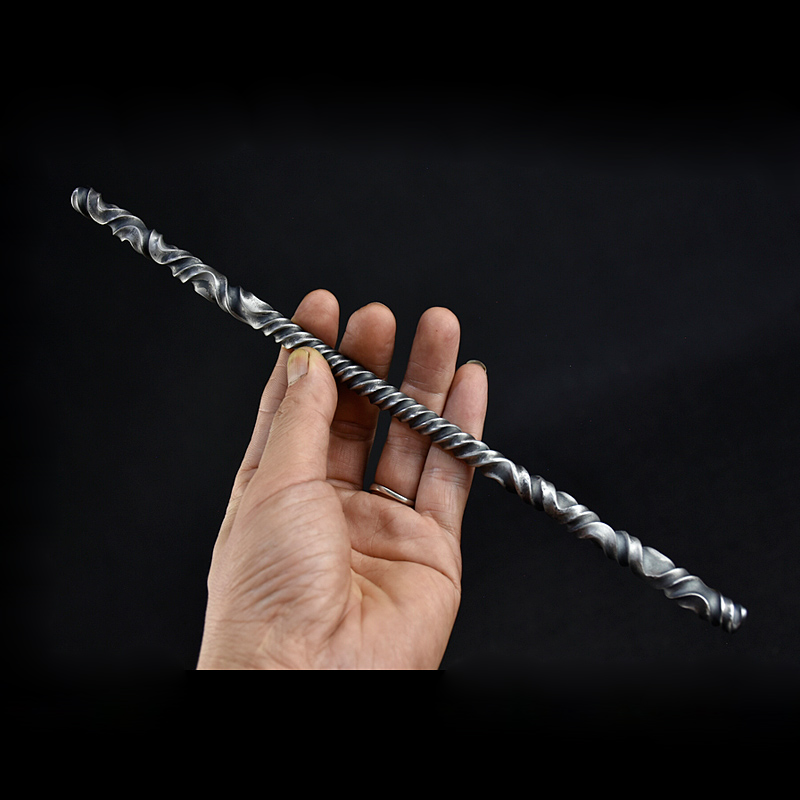 龙泉一体扭转纹实心金箍棒把玩创意摆件收藏送礼齐天大圣定海神针