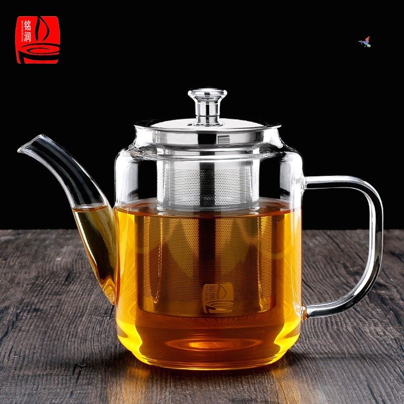 玻璃耐热茶壶防爆过滤泡茶耐高温水壶电陶炉加热茶水分离办公家用