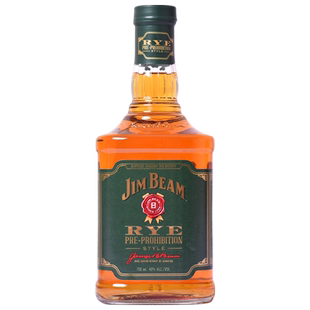 金宾黑麦波本威士忌绿占边威士忌美国原装进口洋酒JIMBEAM 700ml