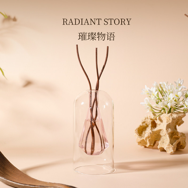 五星酒店钻石无火香薰瓶子家用轻奢精油高级感卧室扩香器空瓶摆件,洗护清洁剂/卫生巾/纸/香薰,香薰香料,淘宝优惠券,粉丝福利购,淘宝优惠卷