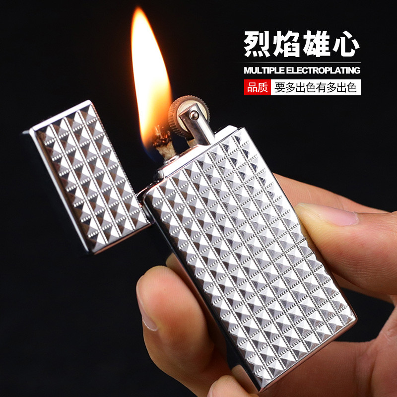 lighter复古煤油打火机超薄创意潮男士礼物火石砂轮式滑轮打火机在类目 ZIPPO/瑞士军刀/眼镜, 品牌打火机及配件, 其它, 煤油打火机中 - 来自Buy2taobao.com提供专业的淘宝代购服务