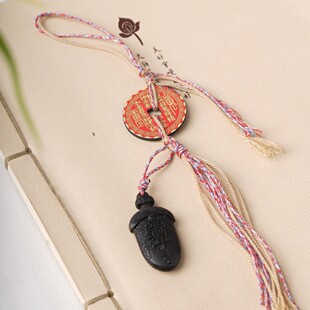 山鬼花钱禅意风铃铛手链飘带编织藏式手绳国风手串小众设计配饰女