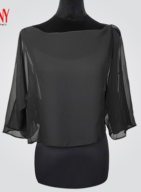 NY纳艺摩登舞服拉丁舞服女上衣练功服国标舞舞蹈练习服180808VMD