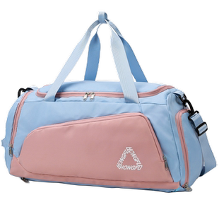 旅行包大容量女斜挎手提双肩背包轻便行李收纳袋多功能运动健身包