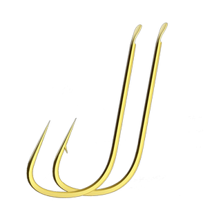 金袖鱼钩散装平打无倒刺袖钩有刺正品细条金秀溪流鲫鱼钩