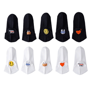 大童袜子夏季薄款短袜纯棉防臭吸汗运动12岁以上男孩白色儿童袜夏