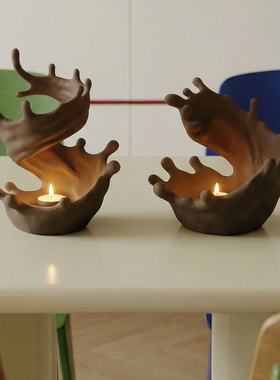 Jellypaint原创咖啡时刻客厅摆件