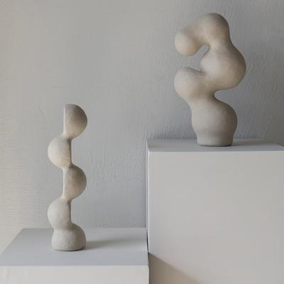 原创侘寂风纯手工现代简约摆件