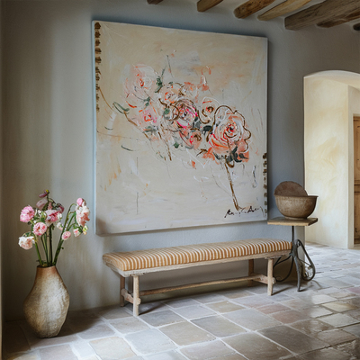 Jellypaint新中式花卉肌理油画