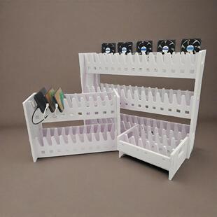 新品多机位充电手机桌面收纳会议摆放手机支架办公桌面摆放手机架