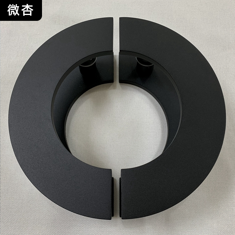 新中式半圆玻璃门拉手