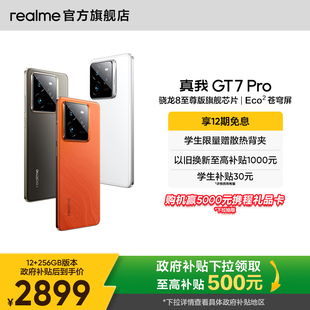 Pro新款 國家補(bǔ)貼15% realme真我GT7 游戲防水手機(jī)高通驍龍8至尊版 學(xué)生電競智能性價(jià)比官方旗艦店正品