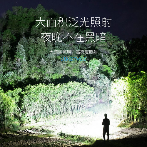 头灯头戴式强光感应钓鱼专用疝气灯户外夜钓led超长续航超轻头灯