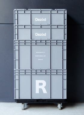 Dezòd 移动平板车万向轮带脚刹静音搬家工具乌龟车 混沌盒子