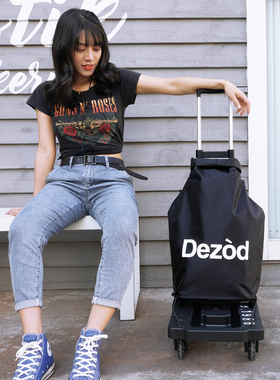Dezòd 万向轮手推车ABS铝合金拉杆带脚刹搬家拿快递 混沌盒子