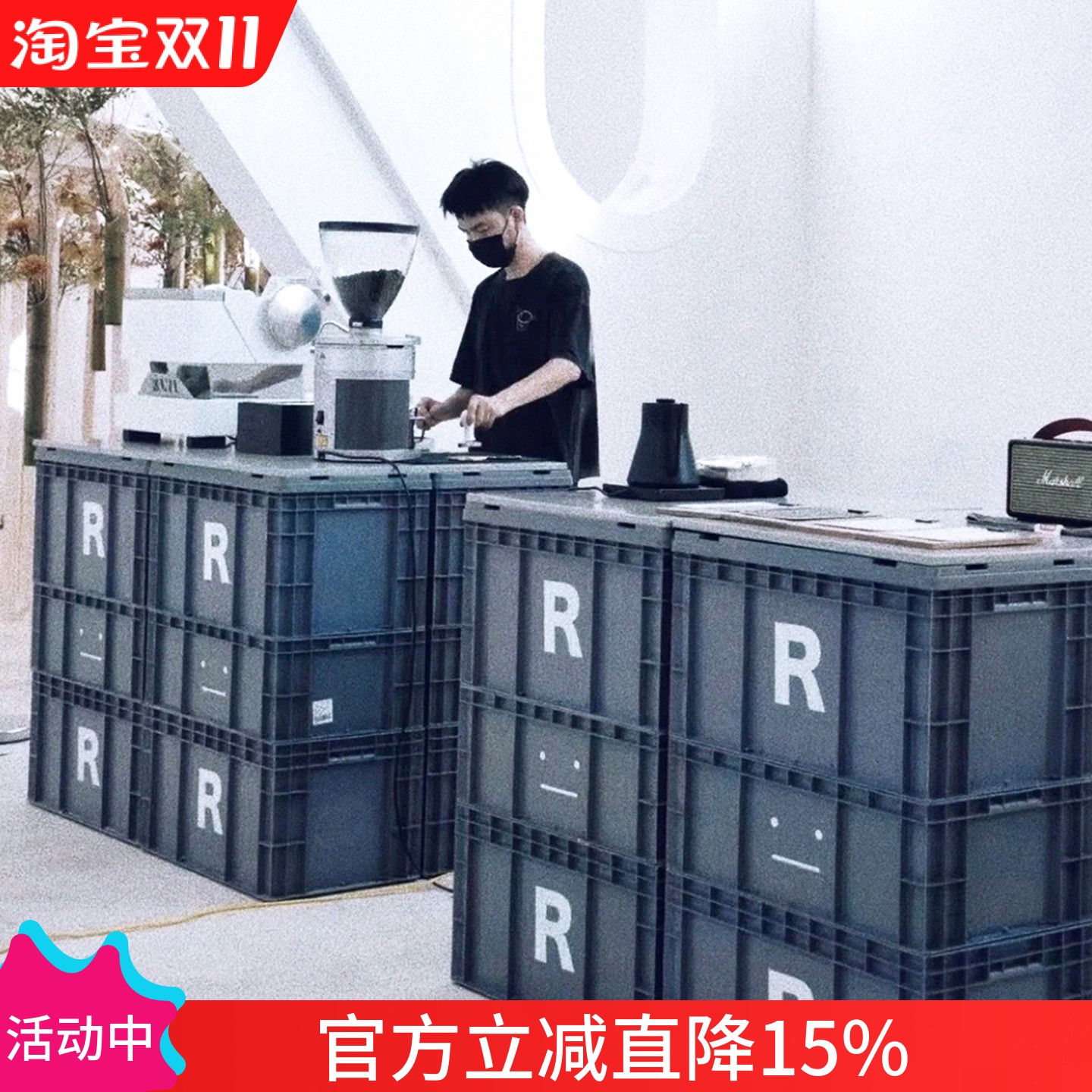 Dezòd超大收纳箱工业风任意堆叠