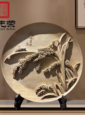 新中式美学非遗手工木雕摆件礼赠