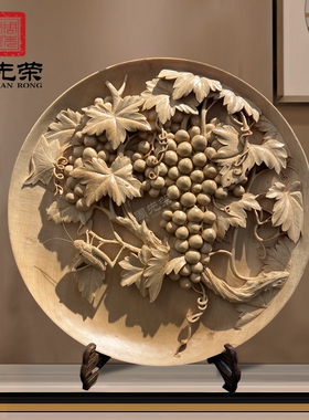 周先荣椴木纯手工雕刻新中式客厅