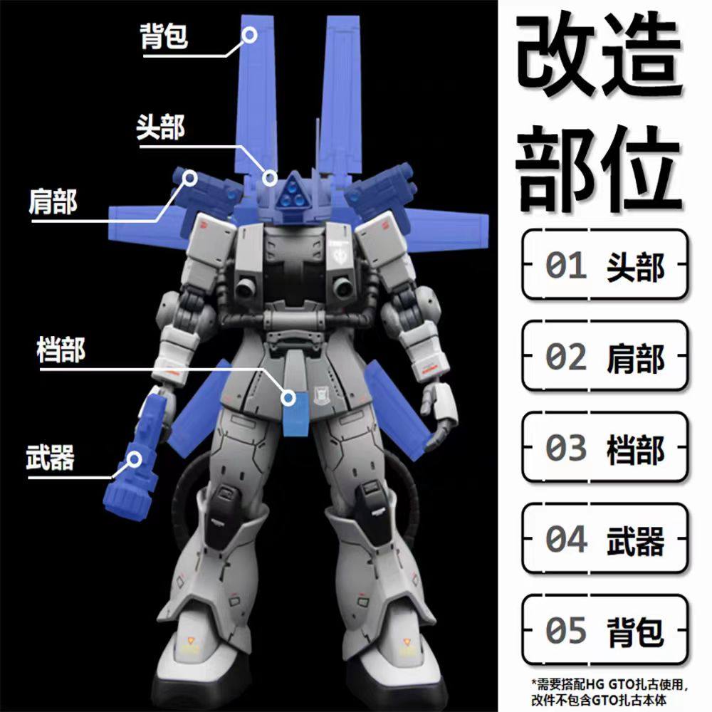 HGGTO强袭侦查扎古改件高达模型