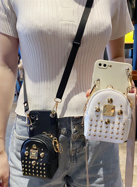 九科星适用于于华为Pura 80手机壳mate70斜跨绳P40Pro口红包P20Lite零钱包P30Pro全包50e创意P60Ar皮质P9Plus