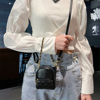 九科星适用于荣耀Magic V Flip折叠屏手机壳magicvflip菱格钱包斜挎绳V flip防摔时尚小香风手提绳书包magicV