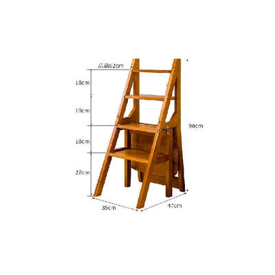 实木梯椅家用梯子椅子折叠两用梯凳室内多功能登高踏板楼梯