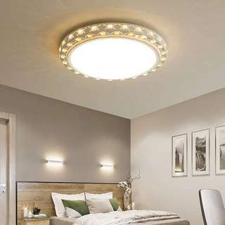 2021年新款客厅灯LED吸灯饰圆形卧室灯简约现代房间阳台吊灯具