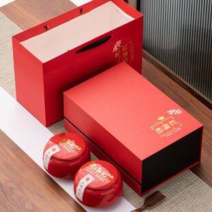 高档红枸杞包装盒宁夏枸杞盒子空枸杞礼品盒送礼陶瓷密封罐可印字