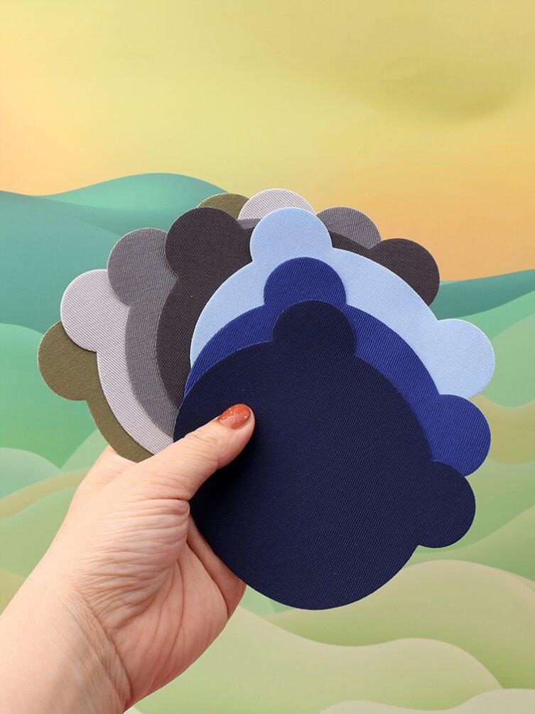 科技布沙发补丁贴自粘图案贴布薄款布料布贴衣服裤子斜纹布修补贴