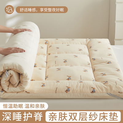 A类母婴级双层纱床垫家用卧室