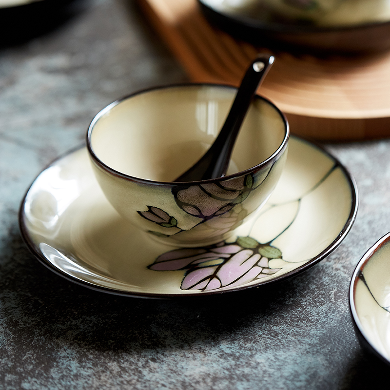 陶瓷盘子饭碗釉下彩微波炉