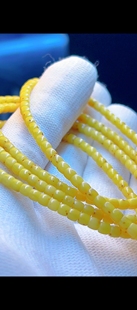 精品海南星月骨瓷白4×3全玉化桶珠108男女多圈手链手串佛珠脖挂