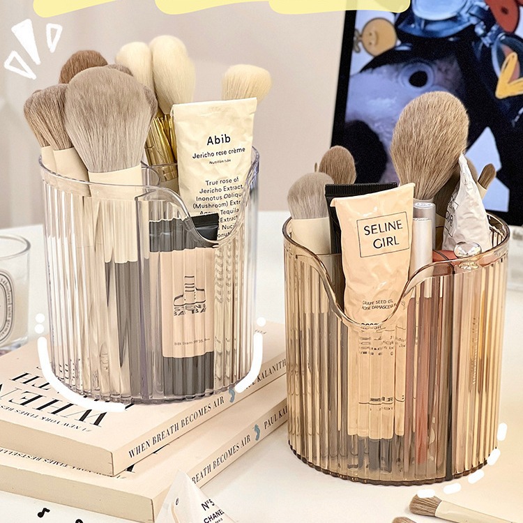 轻奢化妆刷收纳筒眉笔梳子收纳桶