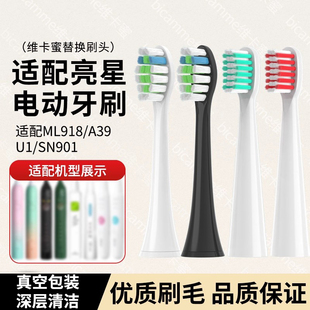 ML918替换头通用刷头 SN901 适配亮星LANSUNG电动牙刷头B60 U1A39