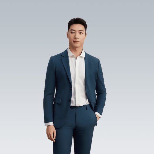 气质韩版抗皱西装THEMASEE修身
