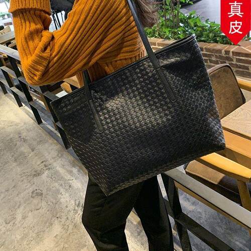 轻便短途旅行包包手提包百搭女真皮通勤大容量出差复古百搭包托特