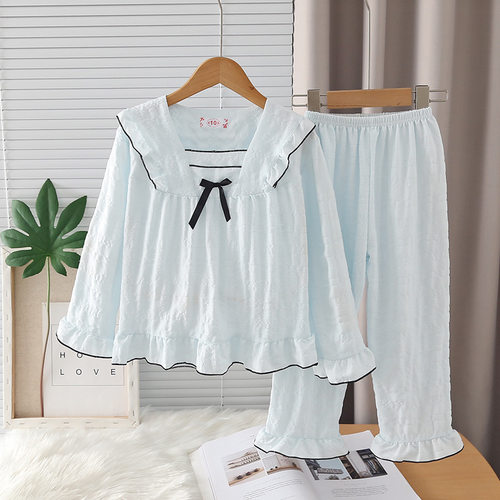 女童春秋云朵棉公主家居服套装