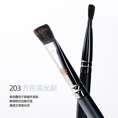 piccasso 203new 高光刷柔和叠色精细部位也能打造通透立体感光泽