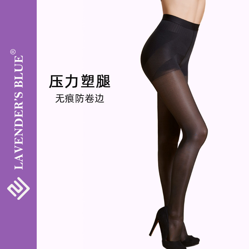 压力裤女收腹束腿袜美腿塑型连裤丝袜女春秋款中厚打底袜光腿薄款