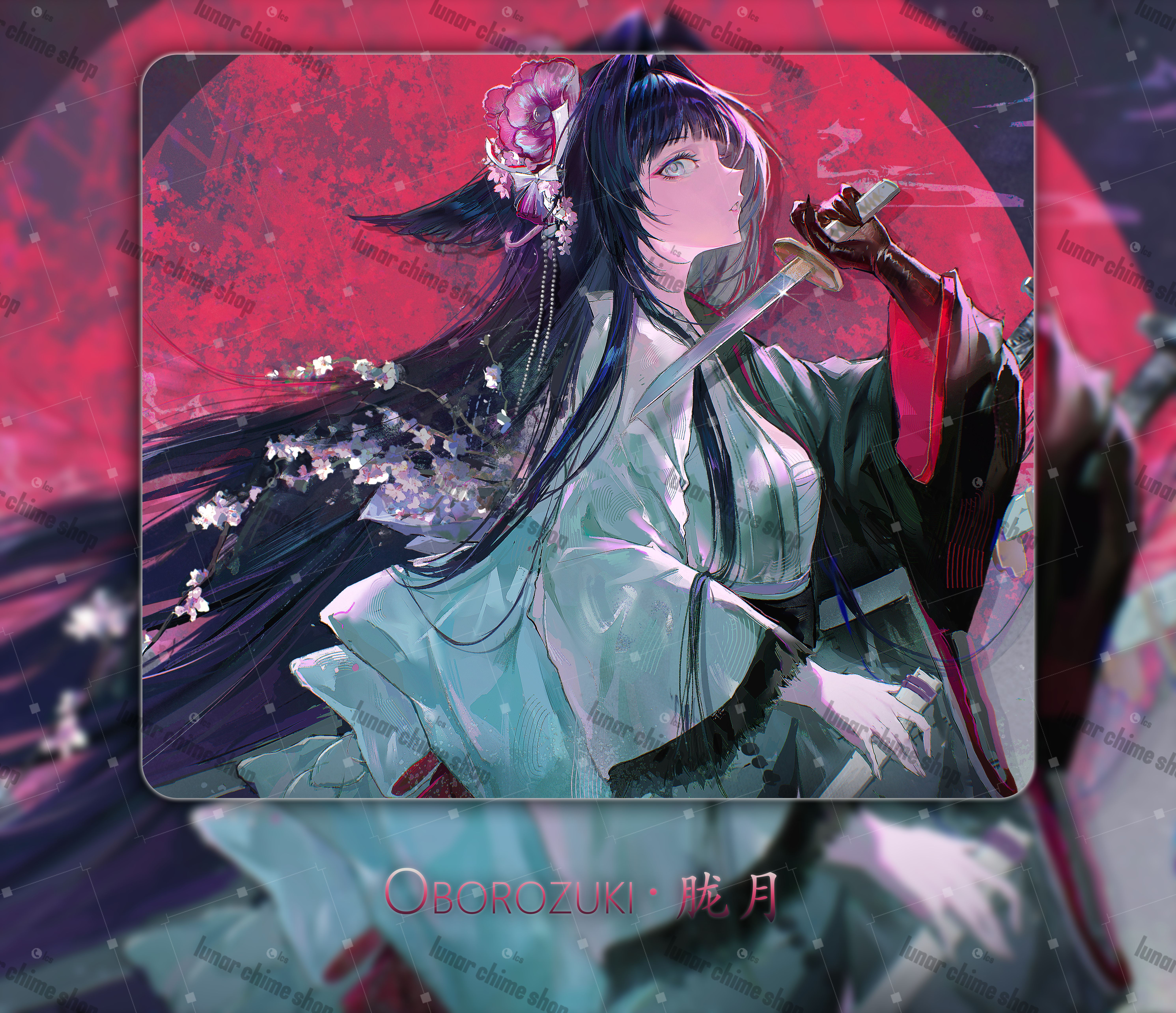 『胧月』明日方舟澪鼠标垫—画师『Psyche妙』授权