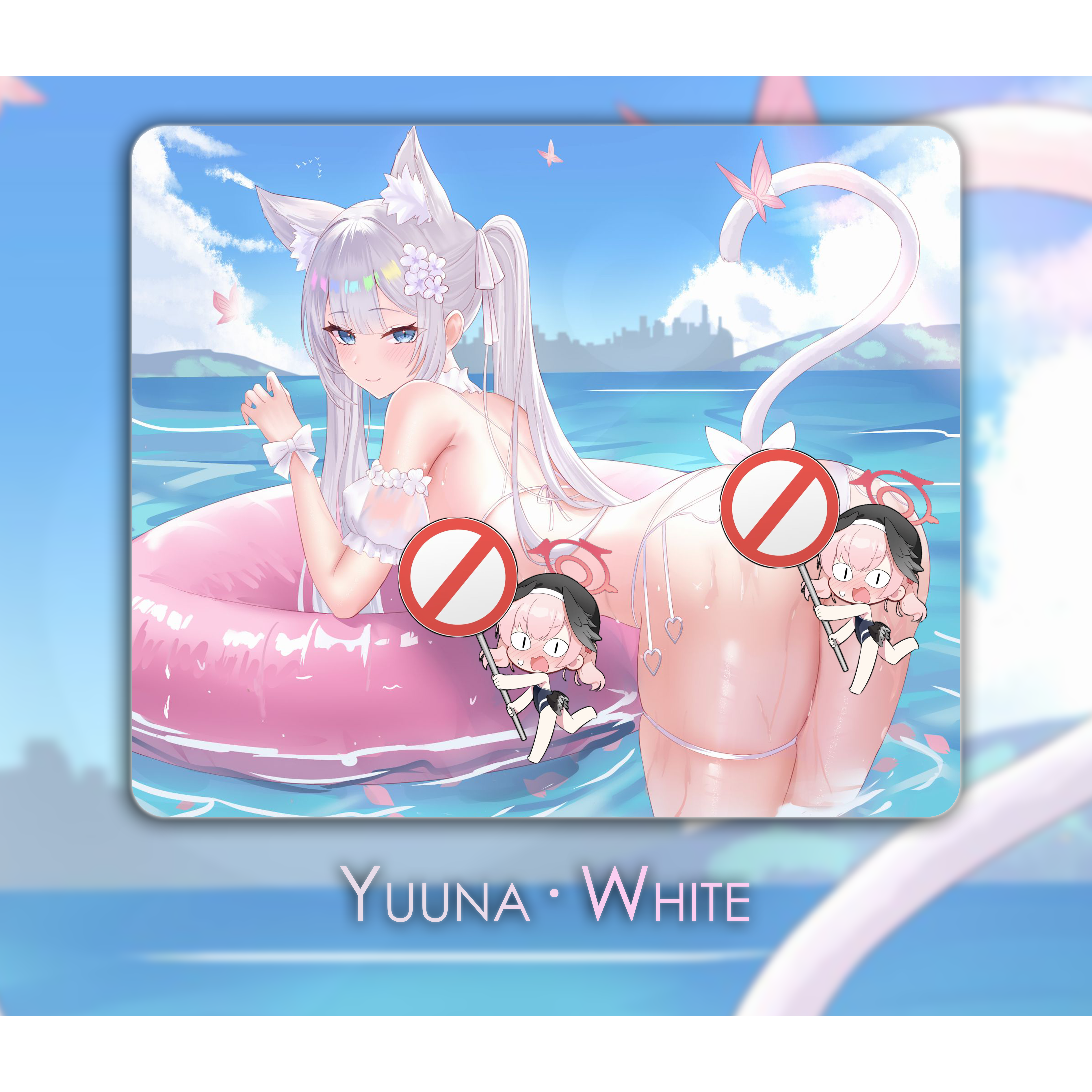 树莓外设——优奈 Yuuna 夏日限定细面鼠标垫
