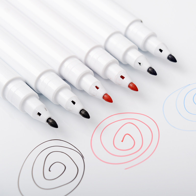 WESTVIEW 0.7MM 파인 헤드 화이트 보드 펜 0.5MM 헤드 드래프트 특수 펜 블랙 블루 레드 컬러 지울 수 있는 수성 드로잉 보드