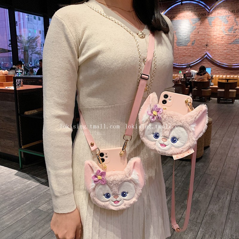 玲娜贝儿零钱包适用华为P60Pro手机壳p70/p50pro新款p40斜跨p30pro卡通mate60网红mate50pro可爱背带mate30套