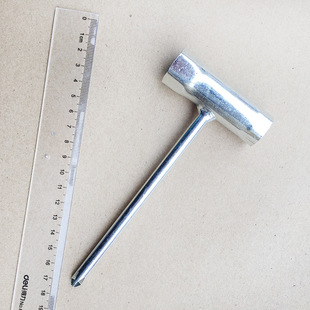 扳手 高档万能火花塞割草机套筒 17-19六角焊接圆头扳手套筒